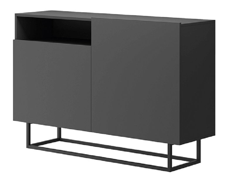 Komoda Svaren EK 120 (grafit + čierna)