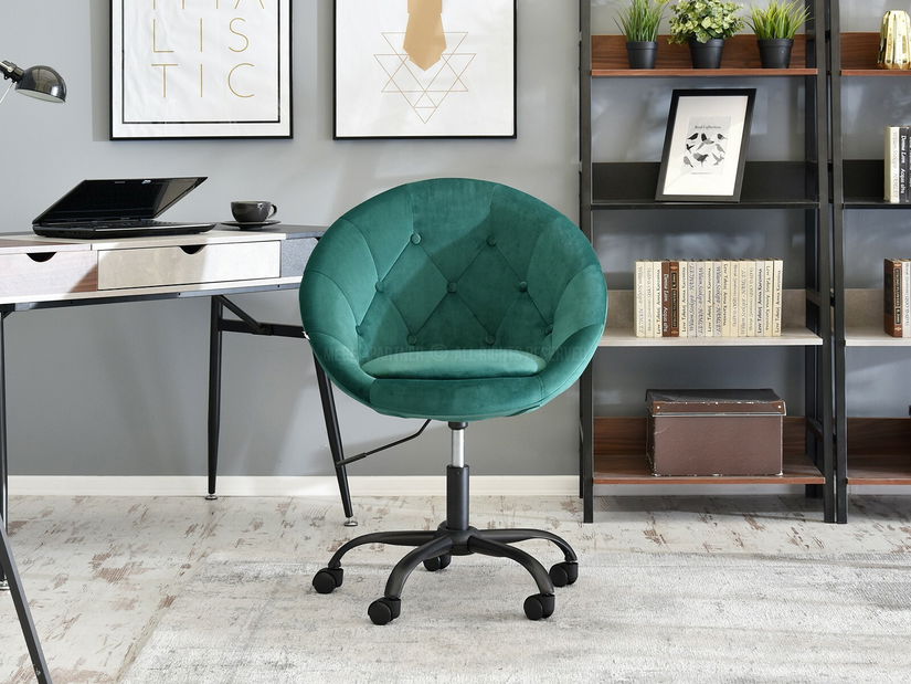 Kreslo Lush 4 (zelená + čierna)