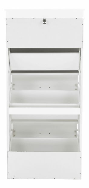 Cipőtároló 3 soros Slebera typ 2 (fehér)