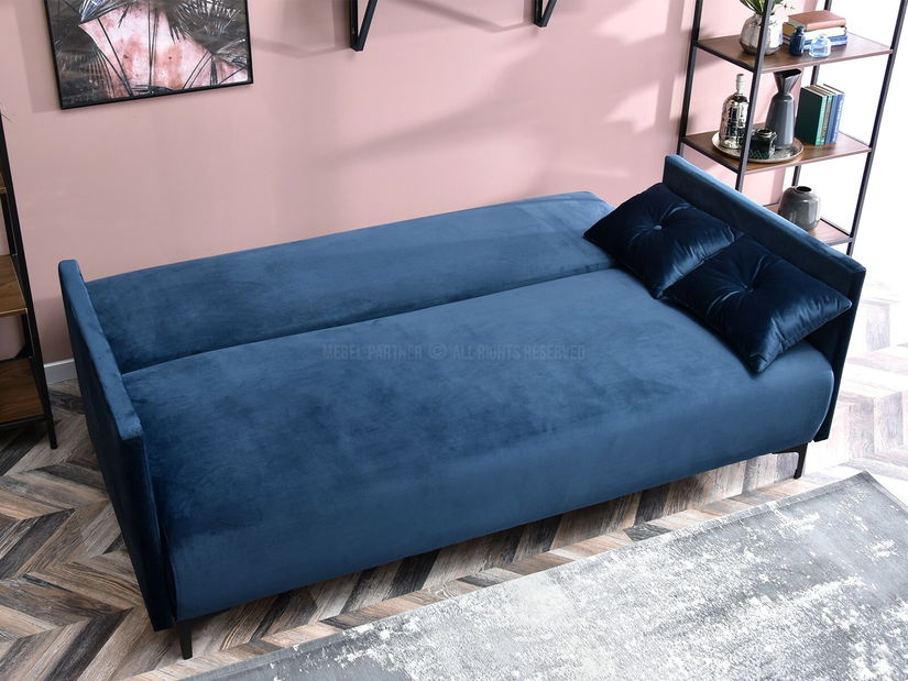 Canapea două locuri Mastil (negru)