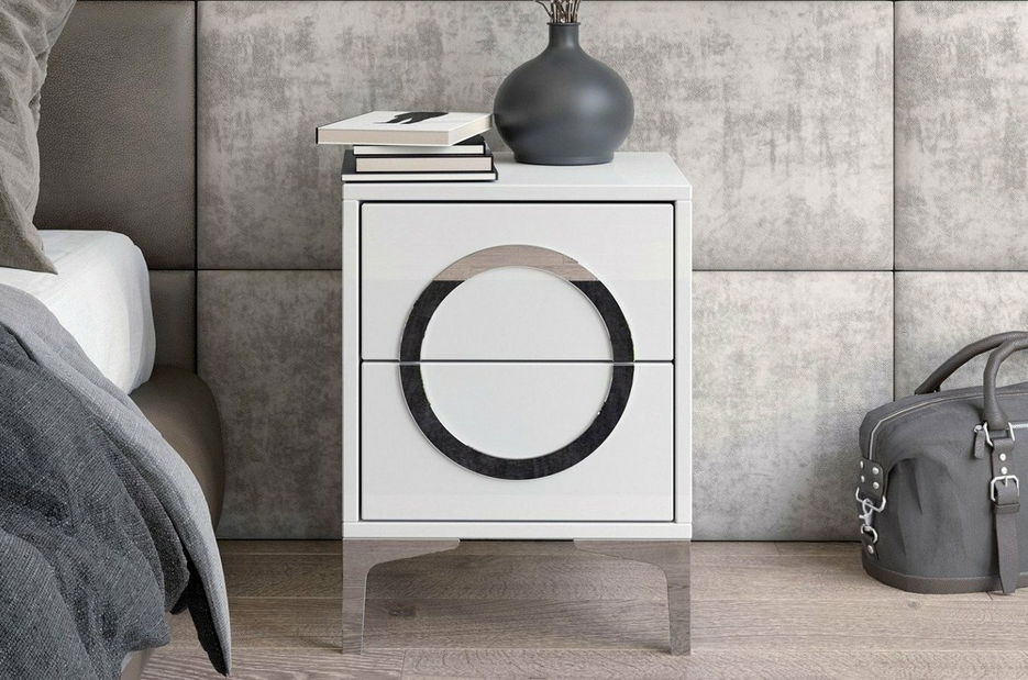 Noptieră Evenna (Alb lucios)