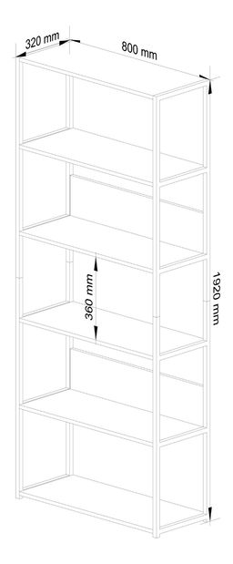 Raft Izumi IV (negru)