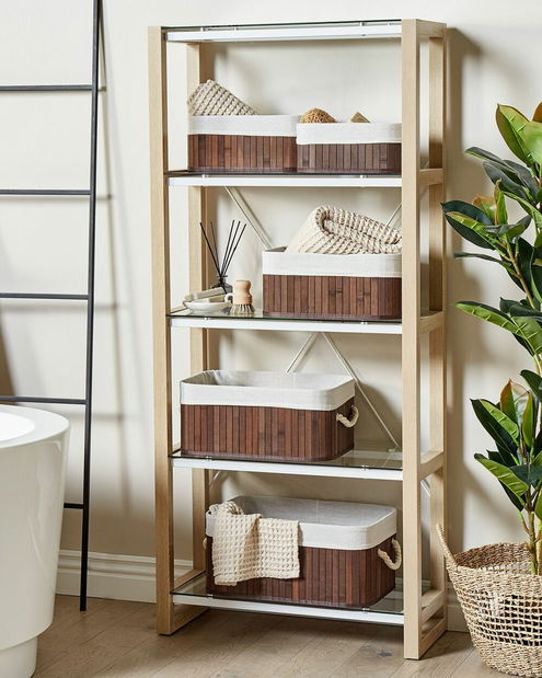 Set 5 ks košíkov Taygeta (hnedá) 