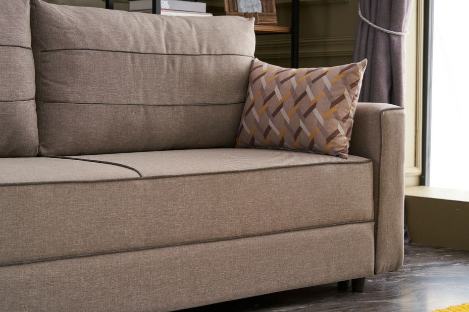 Pohovka trojsedačka Emilie (Krémová)