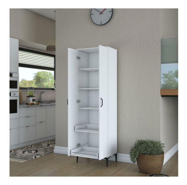 Ormar s policama Jenaretta 10 (bijela)