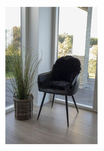 Piele artificială de miel Ladoria 2 (negru)