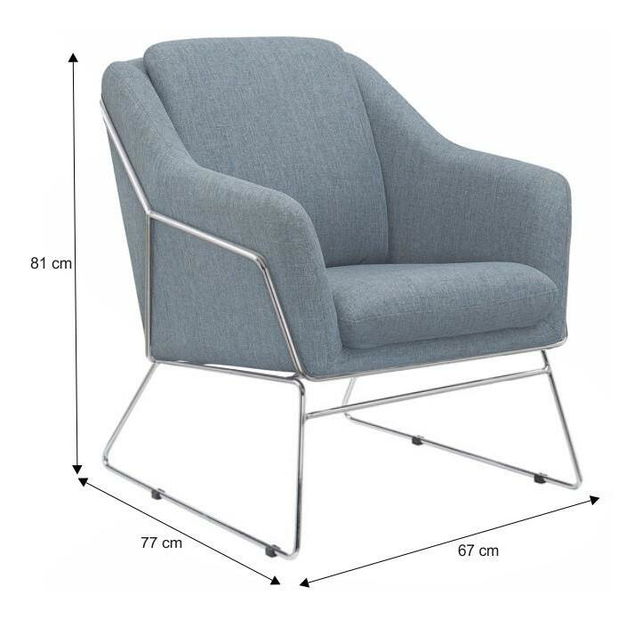 Relaxačné kreslo Scopwick (tmavosivá)