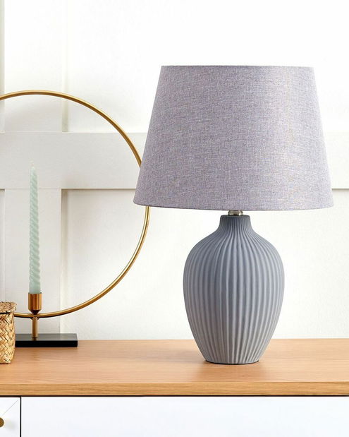 Stolná lampa Fenton (svetlosivá)