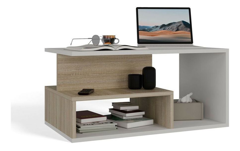 Măsuță de cafea Prospectos 1 (stejar sonoma + alb)