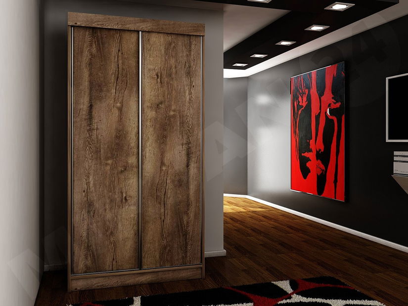 Gardrób Seharat 45682 (sötét kőris)