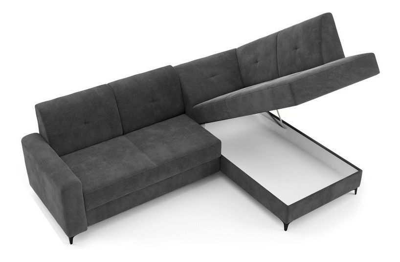 Rohová sedačka Scandal (tmavosivá) (P)