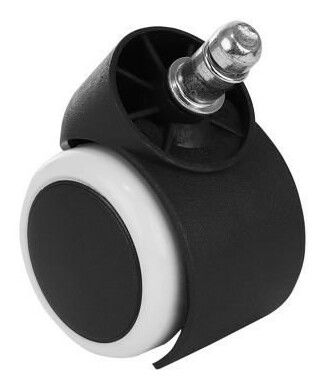 Sada 5ks. koliesok na kancelársku stoličku Kurporesso 1 (biela + čierna)