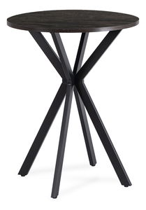 Masă sufragerie Loren 60 (negru) (pentru 4 persoane)