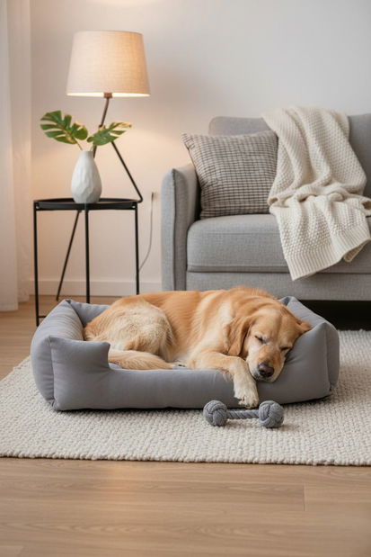 Peliešok pre domáce zviera Karina 2XL (sivá)