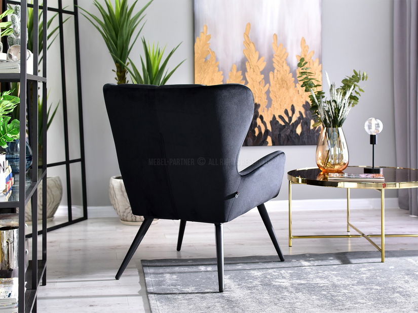 Fotelja Kikino (crna)