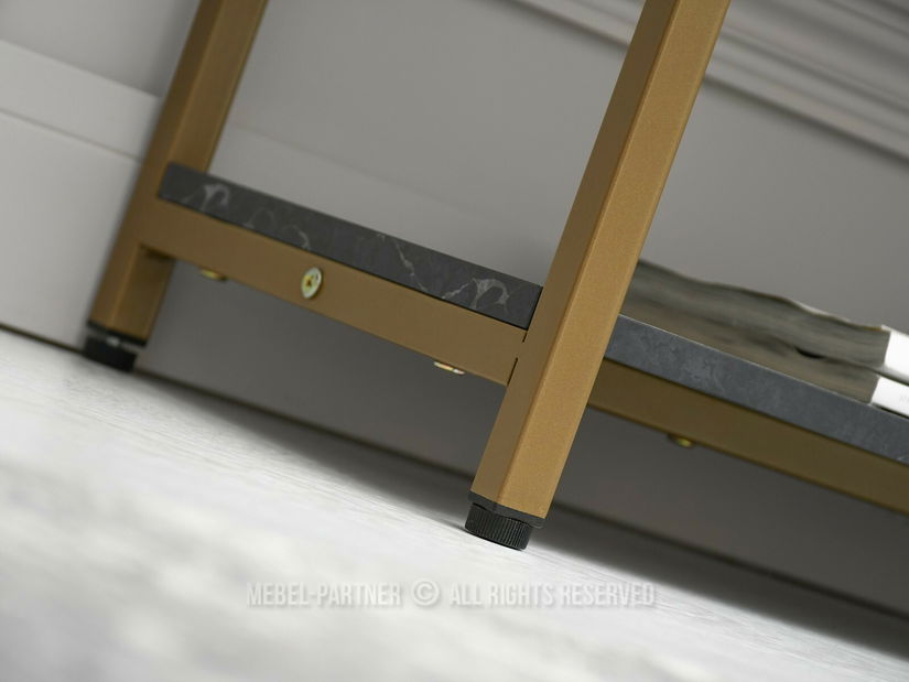 Regál Harp B (fekete márvány + arany)