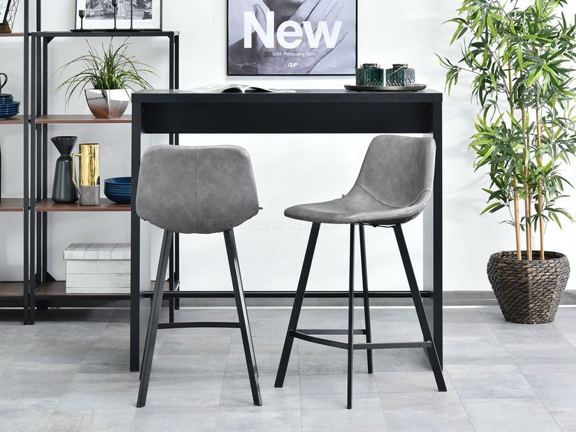 Scaun Gina (gri + negru)