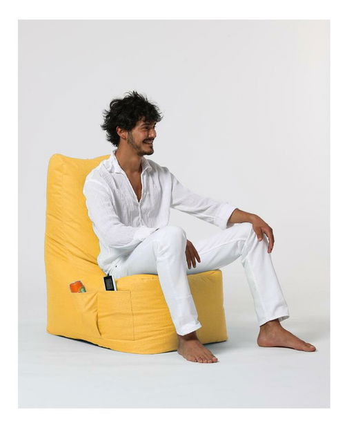 Fotoliu puf Dust (Galben)