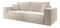 Háromszemélyes kanapé Fatime  (bézs)
