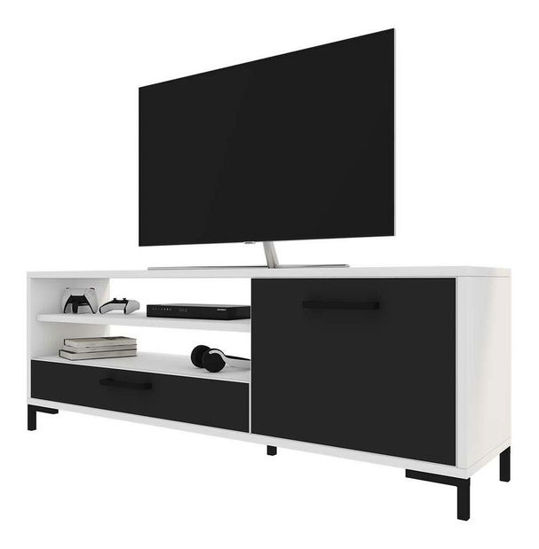 TV ormarić/stolić Cascade (bijela + crna)