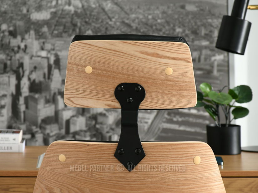 Fotoliu Franc (stejar negru + crom)