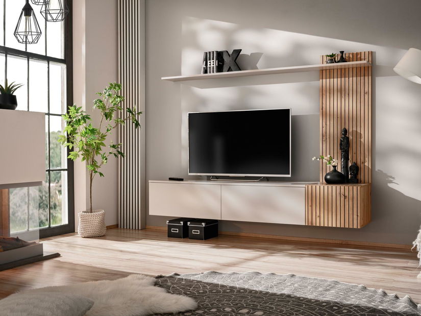 Mobilier living Sollarse (cashmir + stejar artisan)