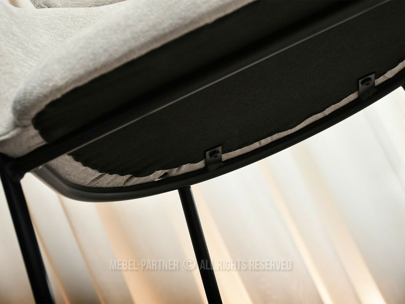 Scaun sufragerie Bastante (bej + negru)