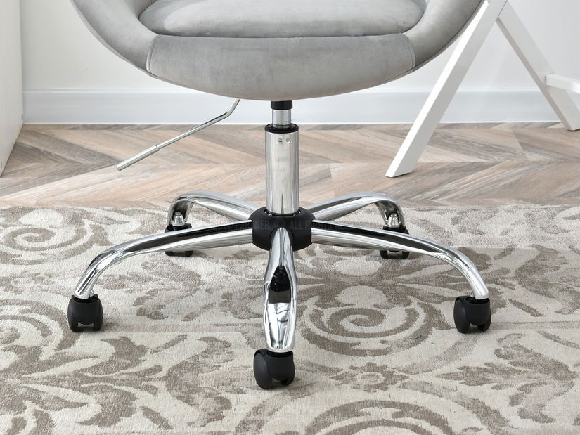 Fotel Lush 4 (szürke + króm)