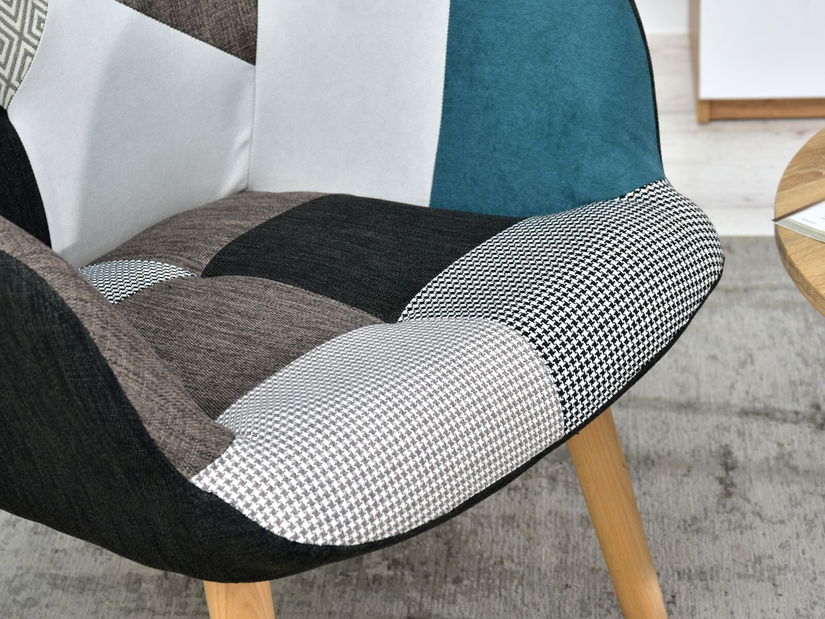 Fotel Nutri (patchwork + bükk)