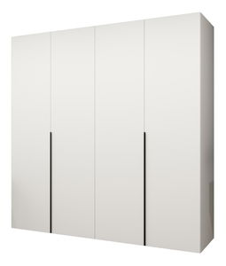 Ruhásszekrény 200 cm Alice 1 (fehér + fekete)