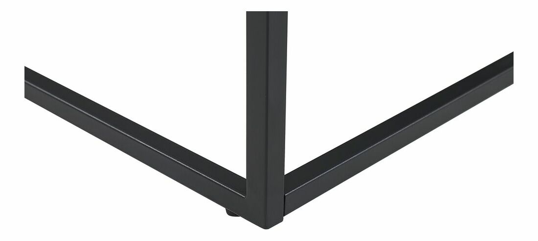 Dohányzóasztal DELAND (MDF) (fekete márvány mintával)