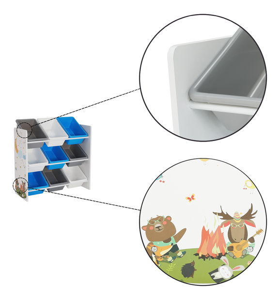 Organizator za igračke- Kondela