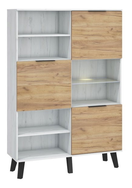 Regal Shela SVN-09 (craft bijeli + craft zlatni)