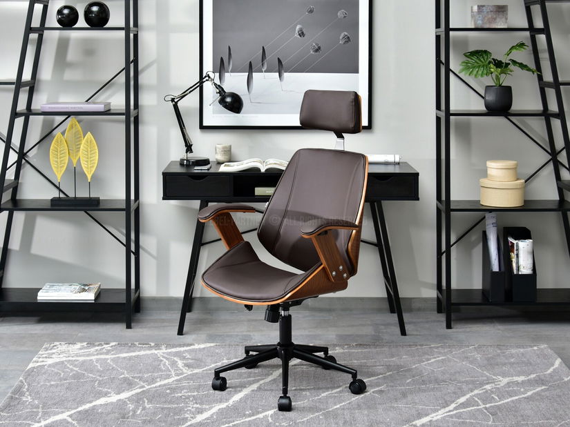 Fotelja Franc (orah + crna)