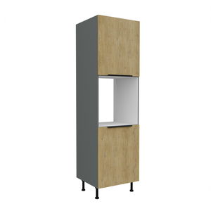 Dulap bucătărie pentru cuptor Carminia 60 DP-215 2F (stejar cremona + antracit)