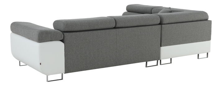 Sarokkanapé Amareto (fehér + szürke) (B)