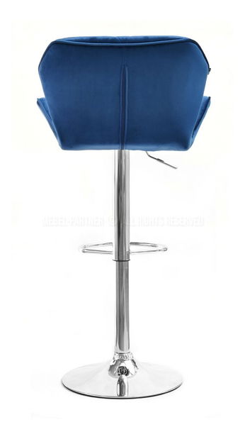Scaun Huhu (albastru marin + crom)