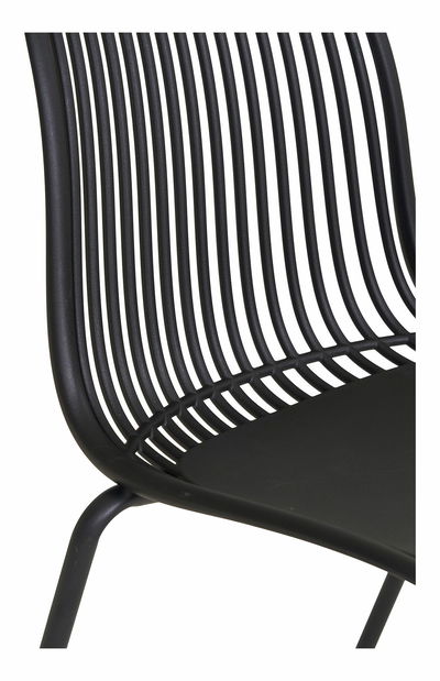 Záhradná stolička Badelia (čierna)