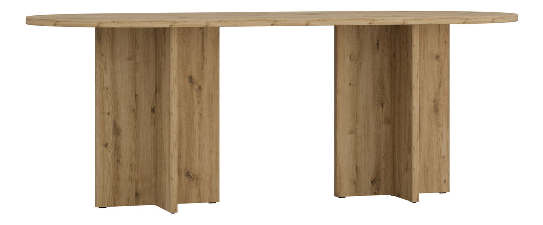 Rozkladací jedálenský stôl Lone (dub artisan)