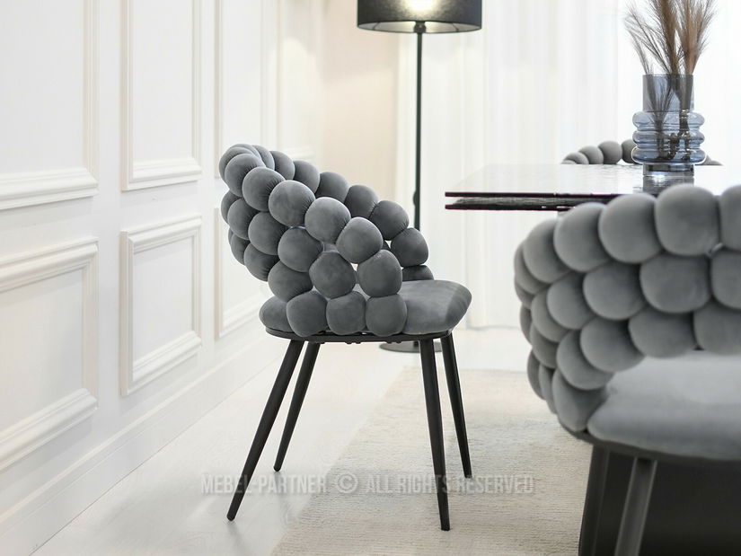 Scaun Lulish (gri + negru)