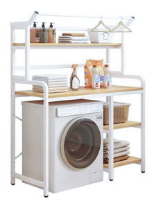 Regál Derby (dub natural + biela)