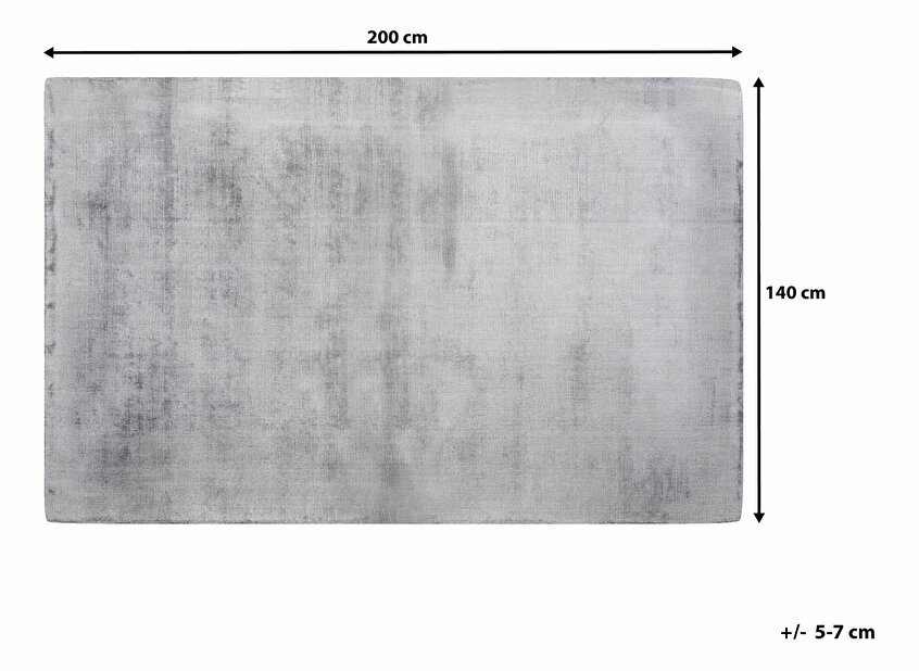 Covor 140 cm Gari (gri deschis)