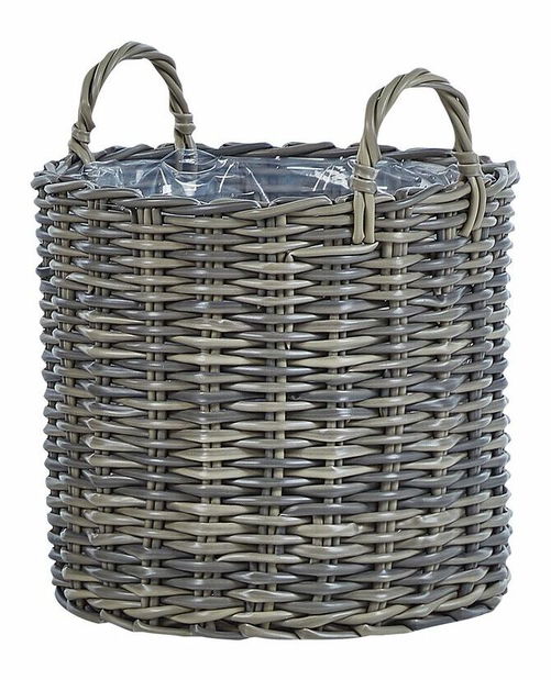 Set 3 buc coșuri Nikza (maro)