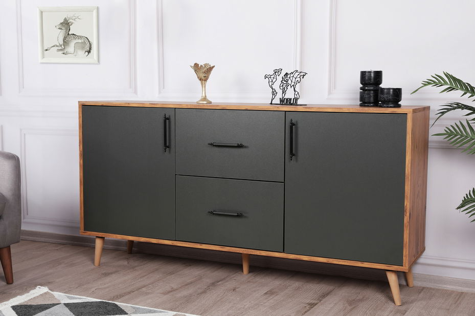 Komoda Cornell (orech + antracit)