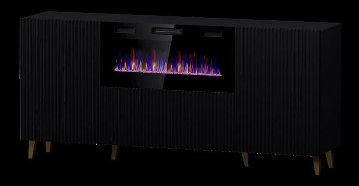 TV stolík Pallea (čierna)