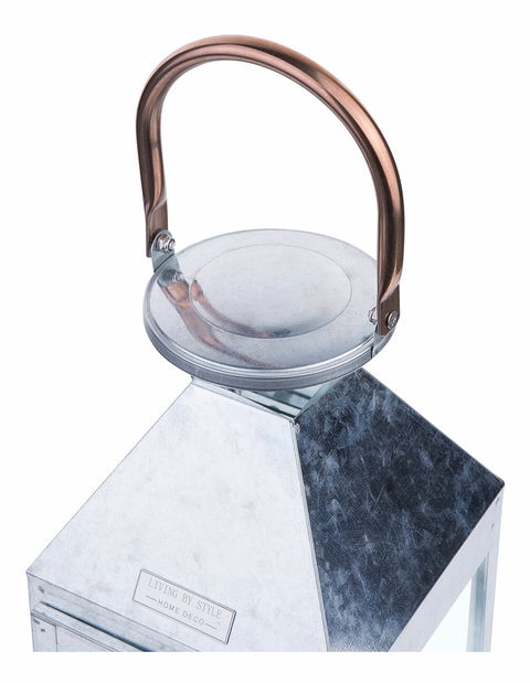 Lanterna PONURU 50 cm (metal) (srebrna)