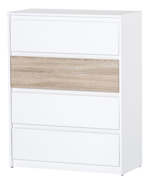 Komoda Wanta 07 (biela + dub sonoma)