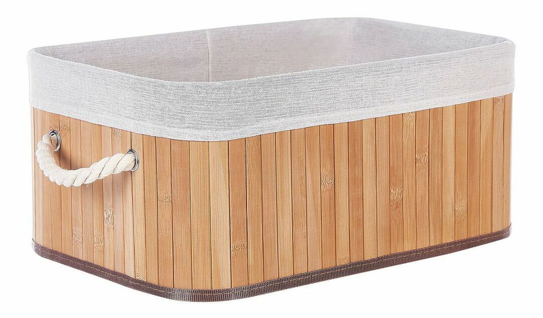 Set 5 ks košíkov Taygeta (svetlé drevo) 