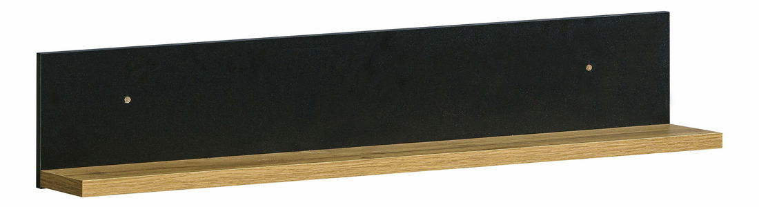 Raft typ LA12 Laticia (mat negru + stejar wotan)