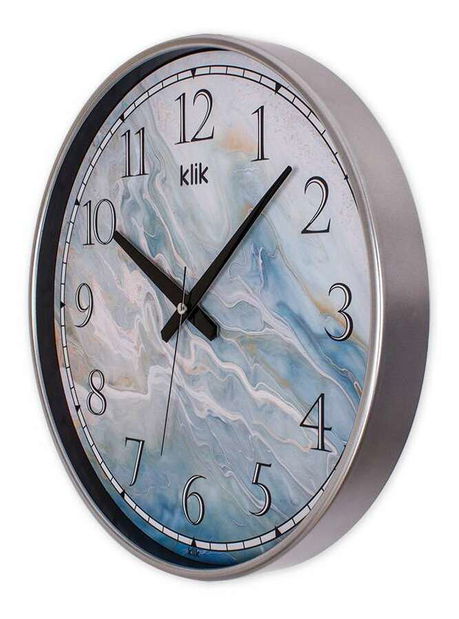 Nástenné hodiny Ulla (strieborná)